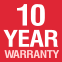 10 Year Warranty (Square)