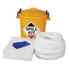 65 Litre Fuel Spill Kit - Round Drum OSK6
