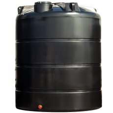 12,000 Litre Potable Water Tank With 2" Stainless Steel Outlet - Deso V12000BLKDWT