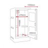 Armorgard Chemcube Cabinet - CCC1 - dimensions