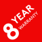 8 Year Warranty