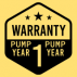 1 Year Pump Warranty