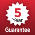 5 Year Guarantee