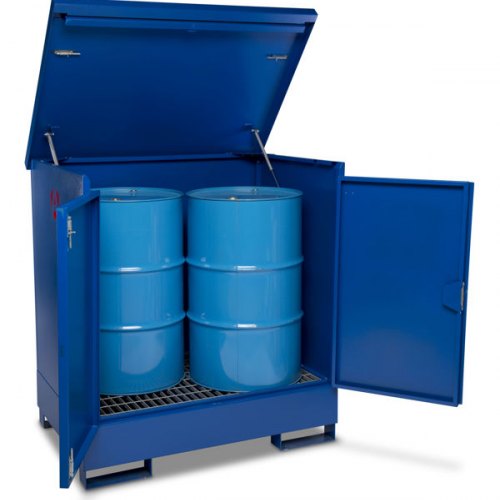 Secure Drum Storage - Hazardous Secure Drum Storage - Hazardous