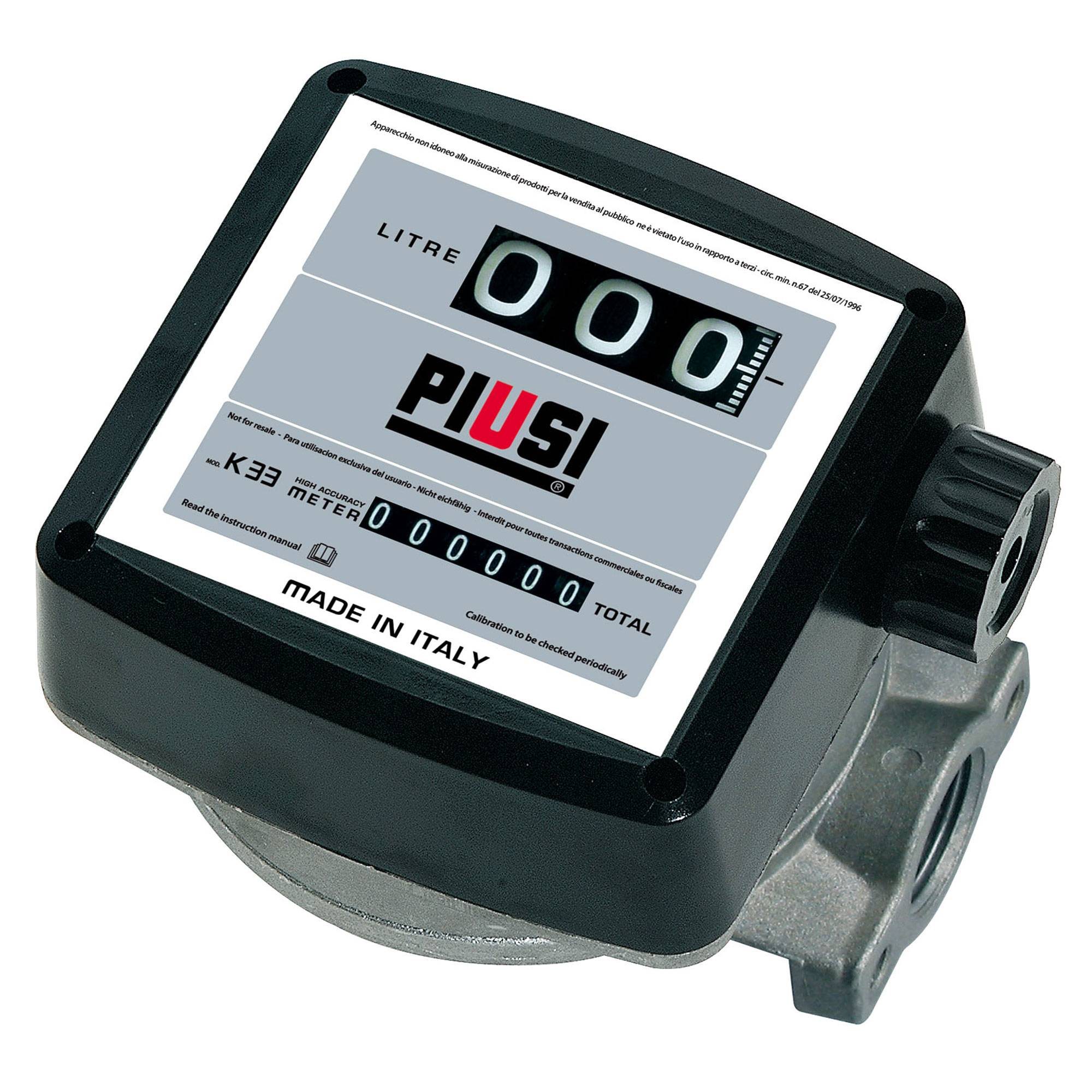 Piusi K33 Mechanical Fuel Flow Meter Fuel Tank Shop