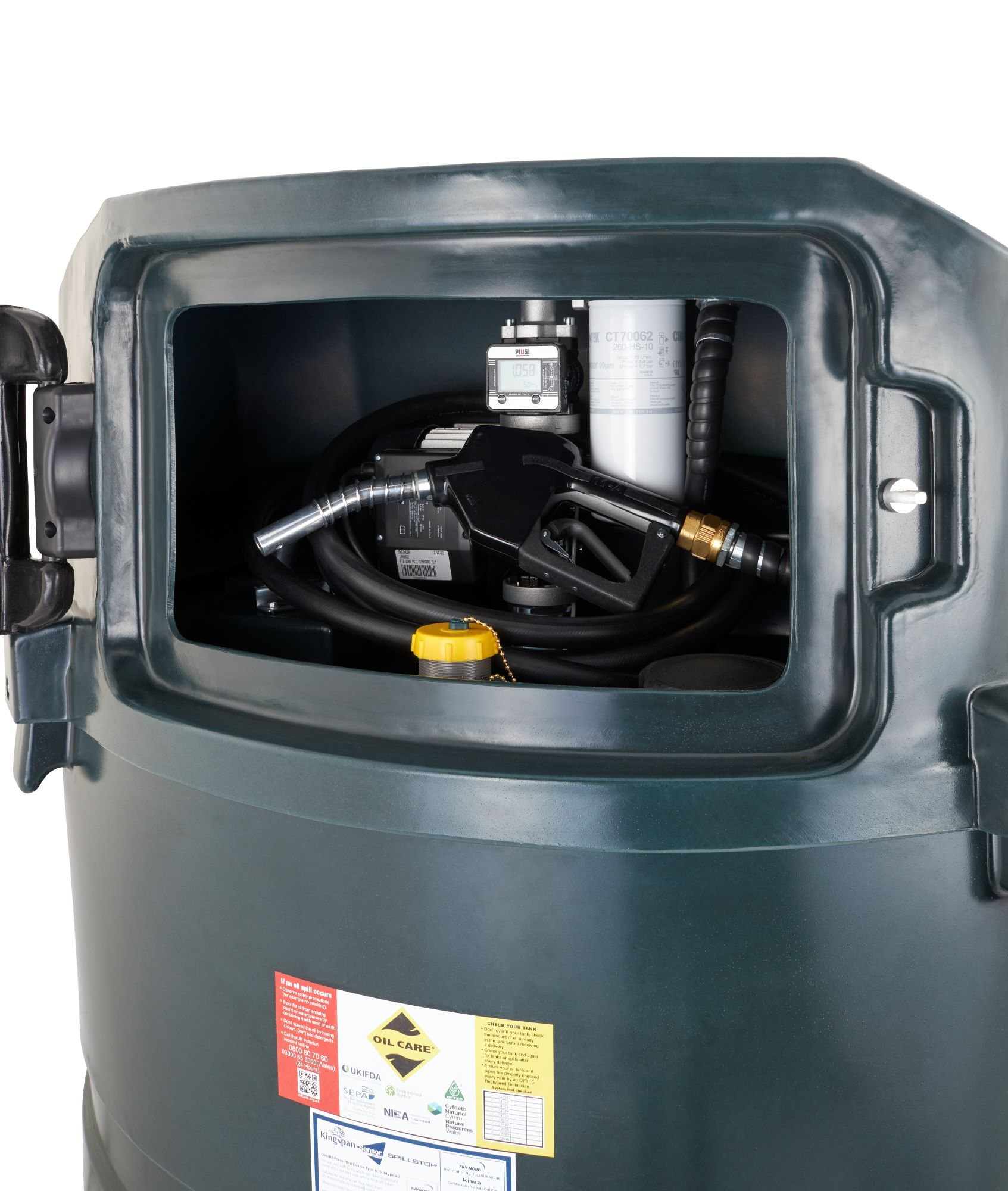 1230 Litre Bunded Diesel Tank Deso V1230PDD Fuel Tank Shop