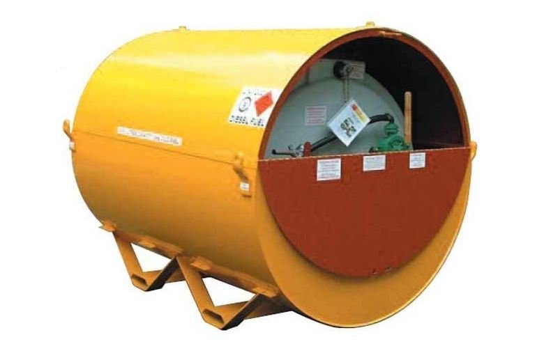 2140 Litre UN Approved Bunded Diesel & Adblue Skid Bowser Fuel Tank Shop