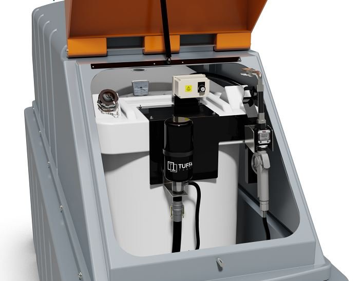 1350 Litre Air Operated Lube Oil Tank Fuel Tank Shop