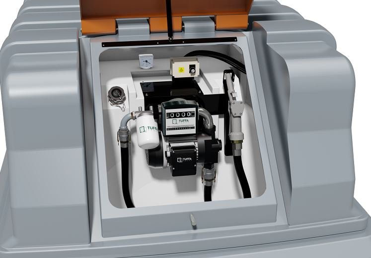 2500 Litre Electric Operated Lube Oil Tank Fuel Tank Shop