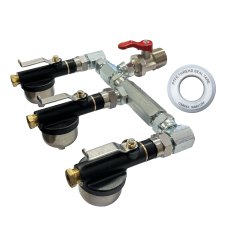 Ultra Compact Triple Oil Tank Isolation Valve & Filter Kit