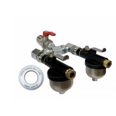 Ultra Compact Double Oil Tank Isolation Valve & Filter Kit