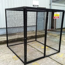 Secure Gas Bottle Storage Cage - 20x 47kg Cylinders (GC45)