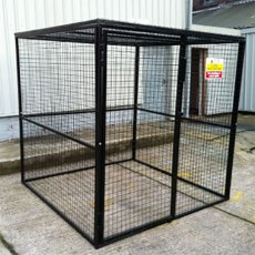 Secure Gas Bottle Storage Cage - 25x 47kg Cylinders (GC50)
