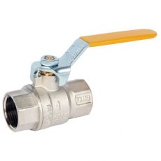 Yellow Handle Lever Ball Valve