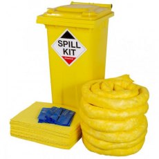 120 Litre Wheelie Bin Chemical Spill Kit