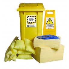 240 Litre Wheelie Bin Chemical Spill Kit