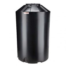 1550 Litre Non-Potable Water Tank with 1" Brass Bottom Outlet - Deso V1550BLKWT