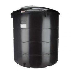 6250 Litre Potable Water Tank With 2" Bottom Outlet - Deso V6250BLKDWT