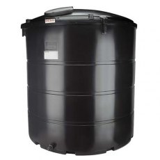 6250 Litre Non-Potable Water Tank With 2" Bottom Outlet - Deso V6250BLKWT