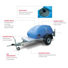 Western Global 500 Litre Highway Water Bowser