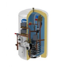 Kingspan Range Tribune HE 120 Litres Unvented Vertical Pre-Plumbed Indirect Hot Water Cylinder