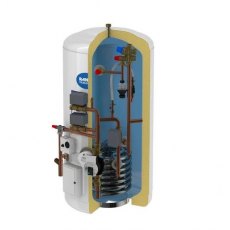 Kingspan Range Tribune HE 150 Litres Unvented Vertical Pre-Plumbed Indirect Hot Water Cylinder