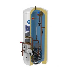 Kingspan Range Tribune HE 180 Litres Unvented Vertical Pre-Plumbed Indirect Hot Water Cylinder
