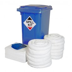 250 Litre Wheelie Bin Fuel Spill Kit OSKM Blue
