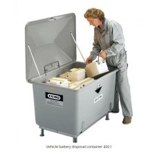 Cemo Vehicle Battery Disposal Container 200 & 400 & 700 Litre