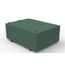 1100 Litre Bunded Steel Low Profile Oil Tank