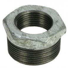 Galvanised reducing bush