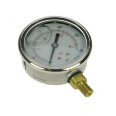 Glycerine Filled Pressure Gauge 0 - 300psi (0 - 20 bar)