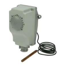 0-90°C Encased Spiral 1m Capillary Control Thermostat