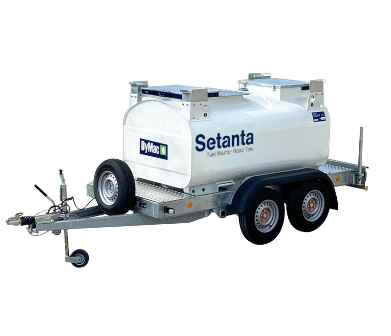 Dymac Setanta Fuel Warrior 2000L - Road Tow Model real life image