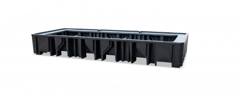 Triple IBC Spill Pallet without Platform