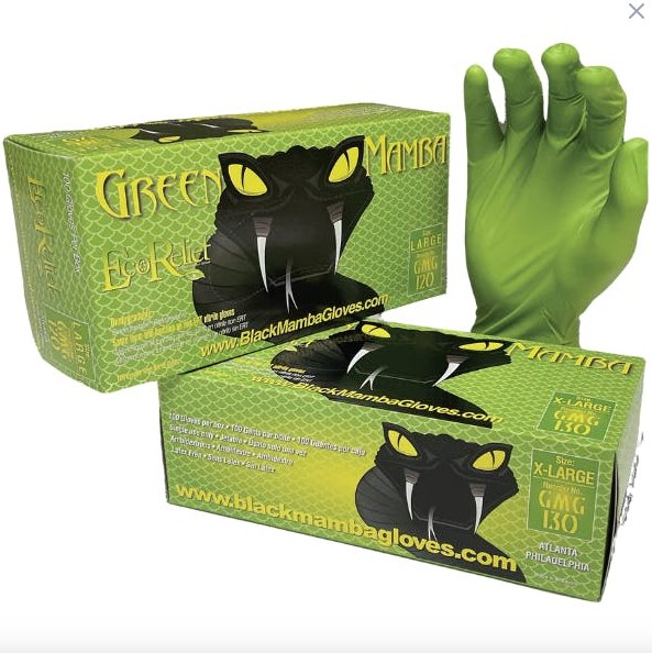 Green Mamba Biodegradable Gloves