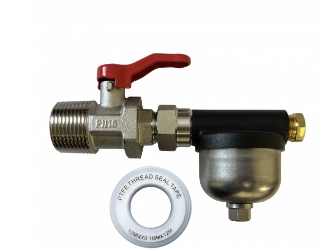 Ultra Compact Valve and Filter – Heating Oil Tank Filter Valve