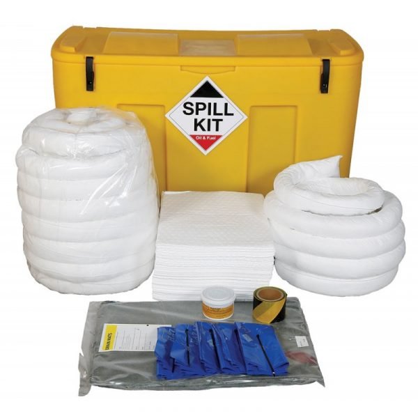 Fuel Tank Shop 250 Litre Mobile Locker Fuel Spill Kit OSKJ