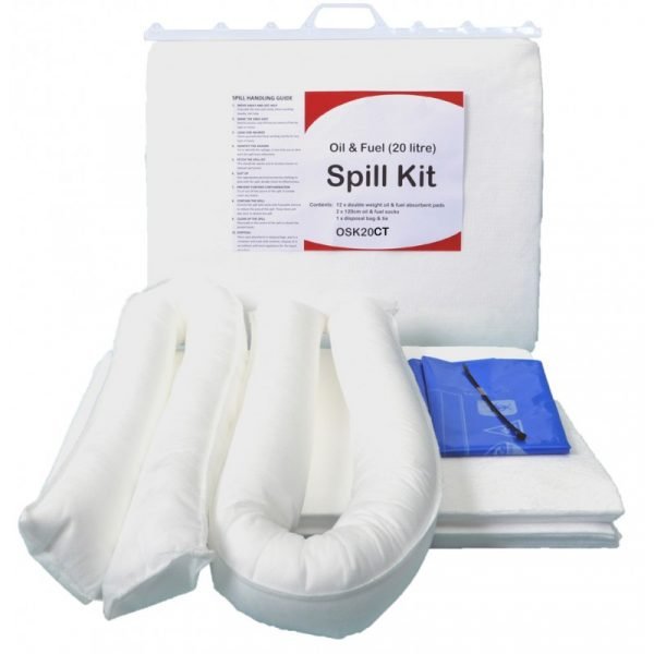 Fuel Tank Shop 20 Litre Fuel Spill Kit - Clip Top Bag OSK20CT