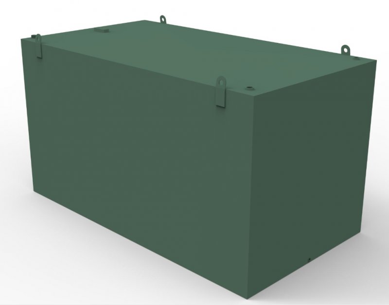 Fuel Tank Shop 10,000 Litre Bunded Steel Oil Tank