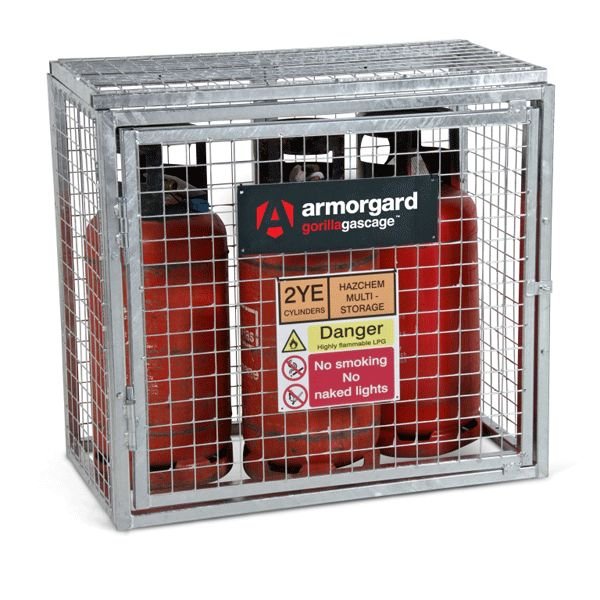 Armorgard Gorilla Gas Cage GGC1 Secure Storage Cage - Full