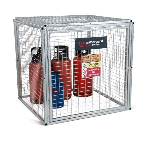 Armorgard Gorilla Gas Cage GGC4 Secure Storage Cage - Full