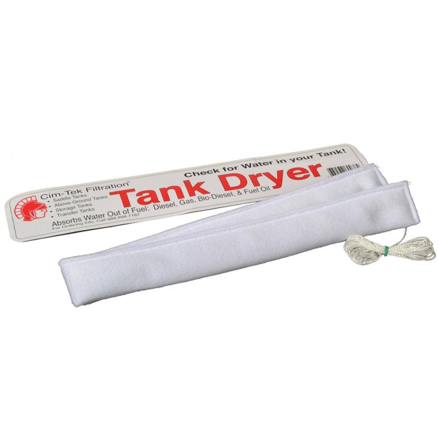 CIM-TEK Tank Dryer - Check for water in your tank!
