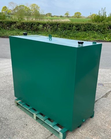 Fuel Tank Shop 1100 Litre Single Skin Steel Oil Tank