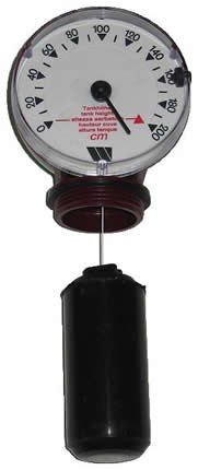 Adjustable Float Clock Contents Gauge