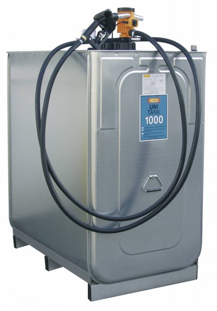 1000 Litre Bunded  Diesel Tank and pump - Cemo Uni Tank