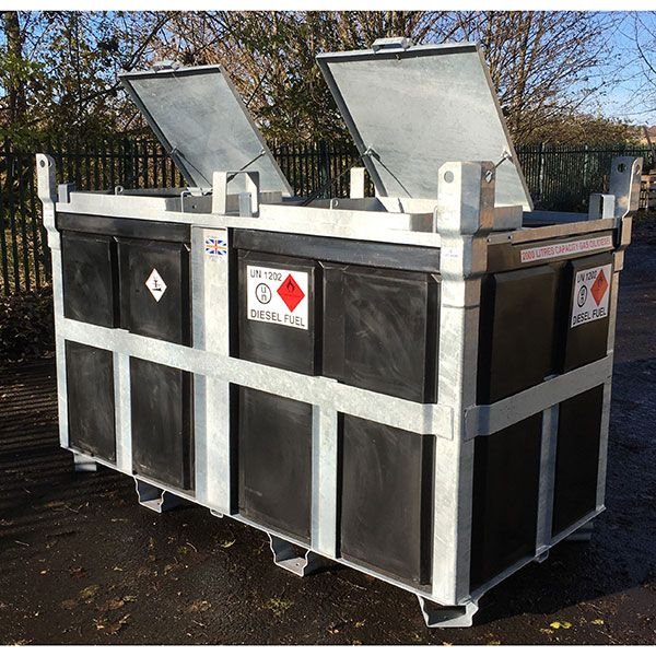 2000 Litre U.N. Approved Bunded Diesel Polycube