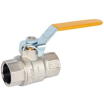 Yellow Handle Lever Ball Valve