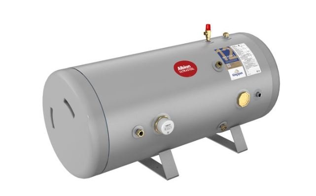 Kingspan Albion Ultrasteel Kingspan Ultrasteel 180 Litre Indirect - Horizontal Unvented Hot Water Cylinder