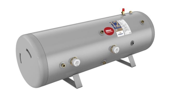 Kingspan Albion Ultrasteel Kingspan Ultrasteel 250 Litre Indirect - Horizontal Unvented Hot Water Cylinder